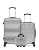 3 Luggages Set Medium 65cm, Cabin 55cm and Vanity BRAZILIA