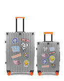 LUGERS - 2-piece hard-shell suitcase set - Large suitcase and Cabin S - ELEVENPARIS