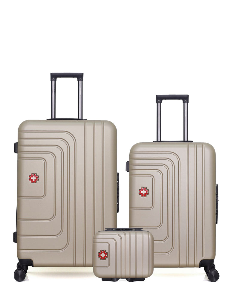 SWISS KOPPER - LOT DE 3 - Valises grand format, weekend et vanity RUTI