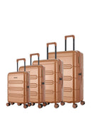 LYNDA-O - 4-piece hard-shell suitcase set - Large suitcase, Medium suitcase, Cabin S and Cabin XS - LPB LUGGAGE