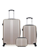 3 Luggage Bundle Large 75cm, Cabin 55cm and Vanity Case LIPARI