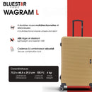 WAGRAM - Large hard-shell suitcase - BLUESTAR