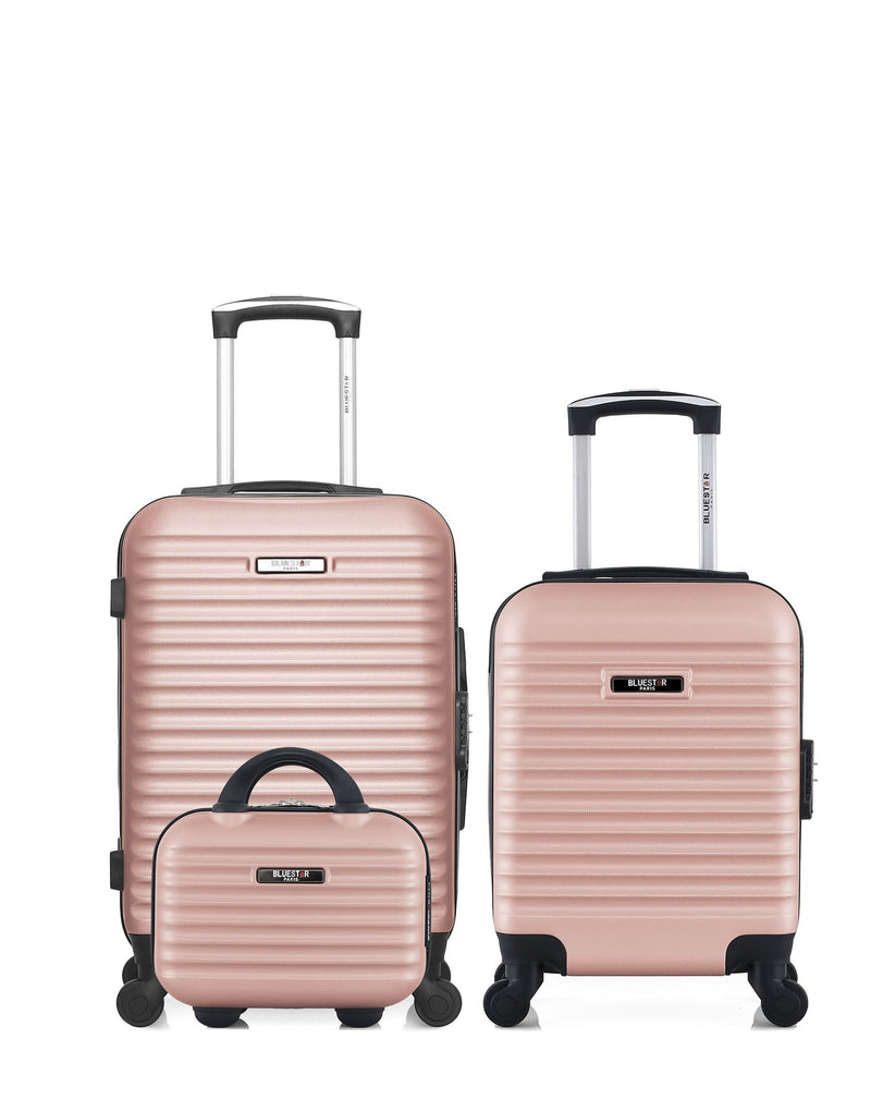 3 Luggages Bundle Cabin 55cm, Underseat 46cm and Vanity Case BRAZILIA