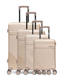WOHLEN-O - 4-piece hard-shell suitcase set - Large suitcase, Medium suitcase, Cabin S and Cabin XS - SWISS KOPPER