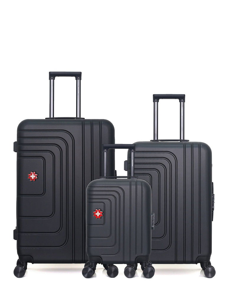 SWISS KOPPER - LOT DE 3 - Valises grand format, weekend et cabine XXS RUTI