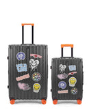 LUGERS - 2-piece hard-shell suitcase set - Large suitcase and Cabin S - ELEVENPARIS