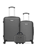 3 Luggages Set Medium 65cm, Cabin 55cm and Vanity BRAZILIA