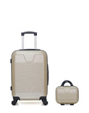 WAVE PARIS - 2-Piece Luggage Set - Cabin S Suitcase and Vanity Case SELENGA