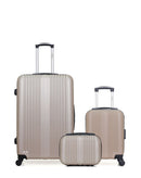 3 Luggage Bundle Large 75cm, Underseat 46cm and Vanity Case LIPARI