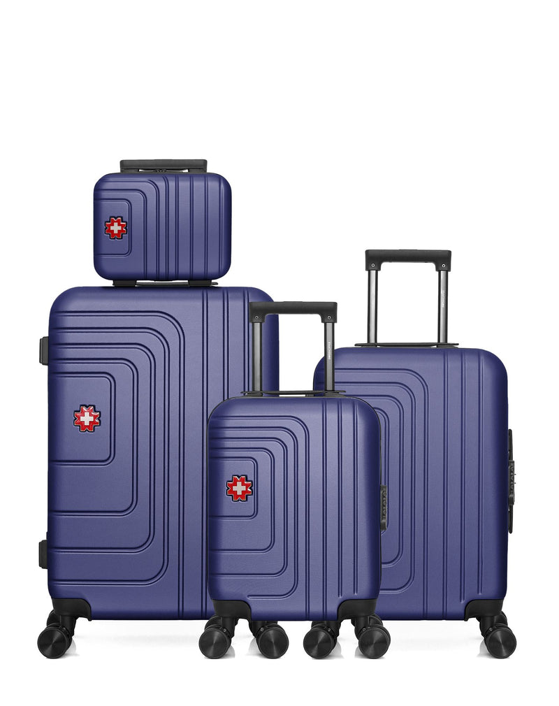 4 Luggage Bundle Medium 65cm, Cabin 55cm, Underseat 46cm and Vanity Case RUTI