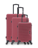 WAGRAM - 3-piece hard-shell suitcase set - Large suitcase, Medium suitcase and Cabin S - BLUESTAR