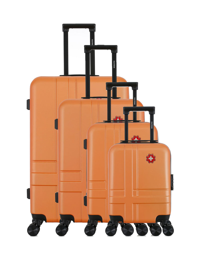 4 Luggage Bundle Large 75cm, Medium 65cm, Cabin 55cm and Vanity USTER-M