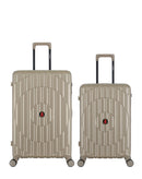 2-Piece Hard-Shell Suitcase Set ODEON - Large and Medium