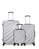 3 Luggage Bundle Large 75cm Medium 65cm Cabin 45cm Danube