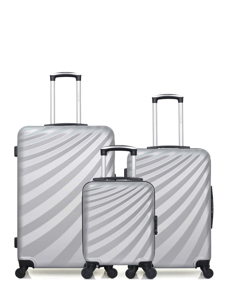 3 Luggage Bundle Large 75cm Medium 65cm Cabin 45cm Danube
