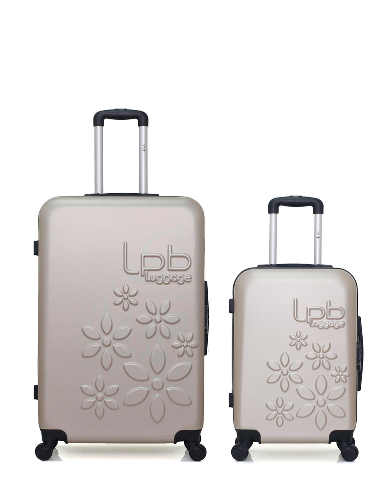 2 Luggages Bundle Large 75cm and Cabin 55cm ELEONOR