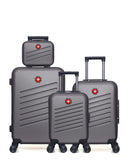 4 Luggage Bundle Medium 65cm, Cabin 55cm, Underseat 46cm and Vanity Case ZURICH