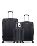 3 Luggage Bundle Large 75cm, Medium 65cm and Underseat 46cm MADRID