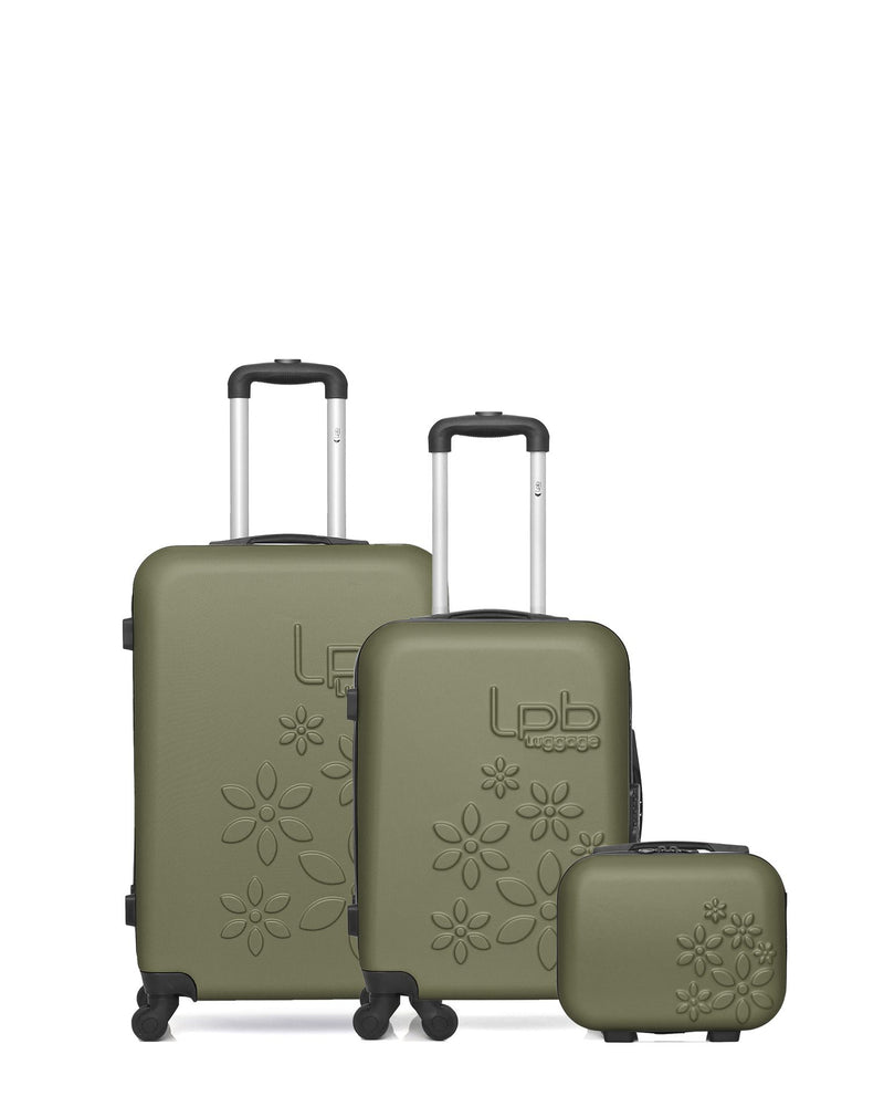 3 Luggage Bundle Medium 65cm Cabin 55cm Vanity Eleonor - LPB