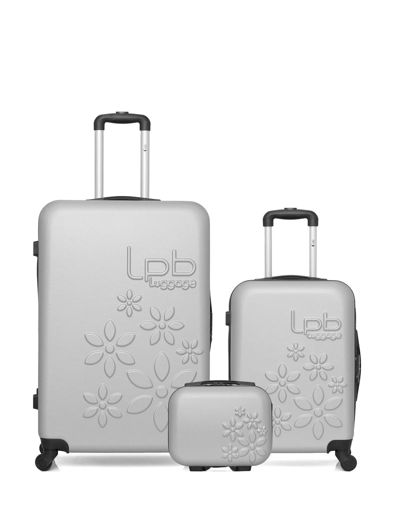 3 Luggages Bundle Large 75cm, Cabin 55cm and Vanity Case ELEONOR