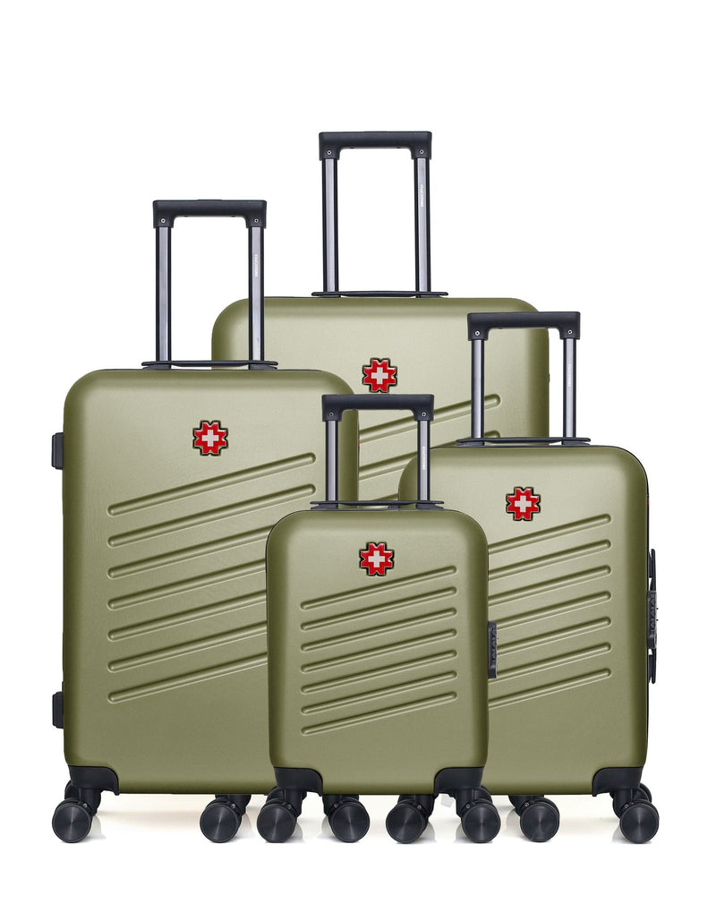 4 Luggage Bundle Large 75cm, Medium 65cm, Cabin 55cm and Underseat 46cm ZURICH