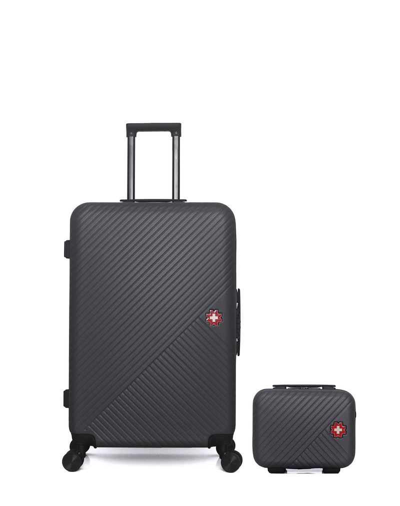 2 Luggage Bundle Large 75cm and Vanity Case SPIEZ