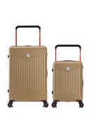 NORTH BEACH - 2-piece hard-shell suitcase set - Large suitcase and Cabin S - AMERICAN TRAVEL
