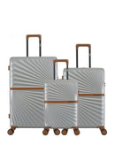 OAKLAND - 3-piece hard-shell suitcase set - Large suitcase, Medium suitcase and Cabin XS - AMERICAN TRAVEL
