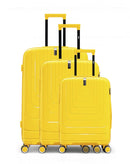 GALINA - 3-piece hard-shell suitcase set - Large suitcase, Medium suitcase and Cabin S - OBAGO