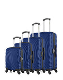 4 Luggage Bundle Large 75cm, Medium 65cm, Cabin 55cm and Underseat 46cm LAGOS-M