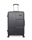 Set of 2 large suitcases and MIAMI weekend suitcase