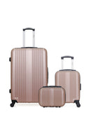 3 Luggage Bundle Large 75cm, Underseat 46cm and Vanity Case LIPARI