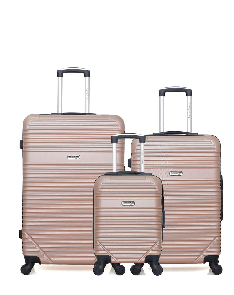 3 Luggages Bundle Large 75cm, Medium 65cm and Underseat 46cm MEMPHIS