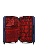 Set of 2 large suitcases and MIAMI weekend suitcase