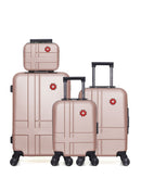 4 Luggage Bundle Medium 65cm, Cabin 55cm, Underseat 46cm and Vanity Case USTER