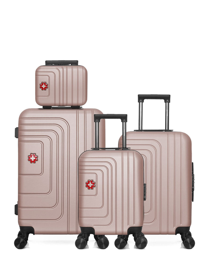 4 Luggage Bundle Medium 65cm, Cabin 55cm, Underseat 46cm and Vanity Case RUTI