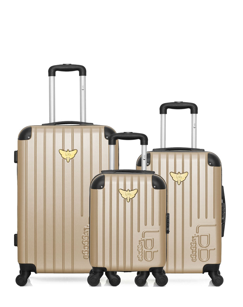 3 Luggage Bundle Medium 65cm Cabin 55cm Underseat 46cm Marianne - LPB