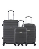 3 Luggage Set Medium 65cm, Cabin 55cm and Underseat 46cm MEMPHIS