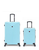 GAITE - 2-piece hard-shell suitcase set - Large suitcase and Cabin S - BLUESTAR