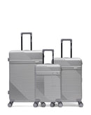 WOHLEN - 3-piece hard-shell suitcase set - Large suitcase, Medium suitcase and Cabin S - SWISS KOPPER