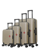 SPIEZ-M - 4-piece hard-shell suitcase set - Large suitcase, Medium suitcase, Cabin S and Cabin XXS - SWISS KOPPER