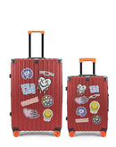 LUGERS - 2-piece hard-shell suitcase set - Large suitcase and Cabin S - ELEVENPARIS