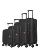 SPIEZ-M - 4-piece hard-shell suitcase set - Large suitcase, Medium suitcase, Cabin S and Cabin XXS - SWISS KOPPER