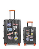 LUGERS - 2-piece hard-shell suitcase set - Large suitcase and Cabin XS - ELEVENPARIS