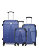BLUESTAR - 3-Piece Suitcase Set - Medium Suitcase, Cabin S and Cabin XXS OTTAWA