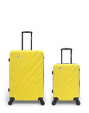 YELLOWSTONE - 2-piece hard-shell suitcase set - Large suitcase and Cabin S - AMERICAN TRAVEL
