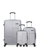 BLUESTAR - LOT DE 3 - Valises grand format, cabine et cabine XXS MIAMI