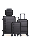 4 Luggage Bundle Medium 65cm, Cabin 55cm, Underseat 46cm and Vanity Case AIGLE