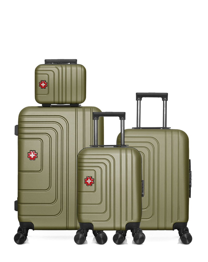 4 Luggage Bundle Medium 65cm, Cabin 55cm, Underseat 46cm and Vanity Case RUTI