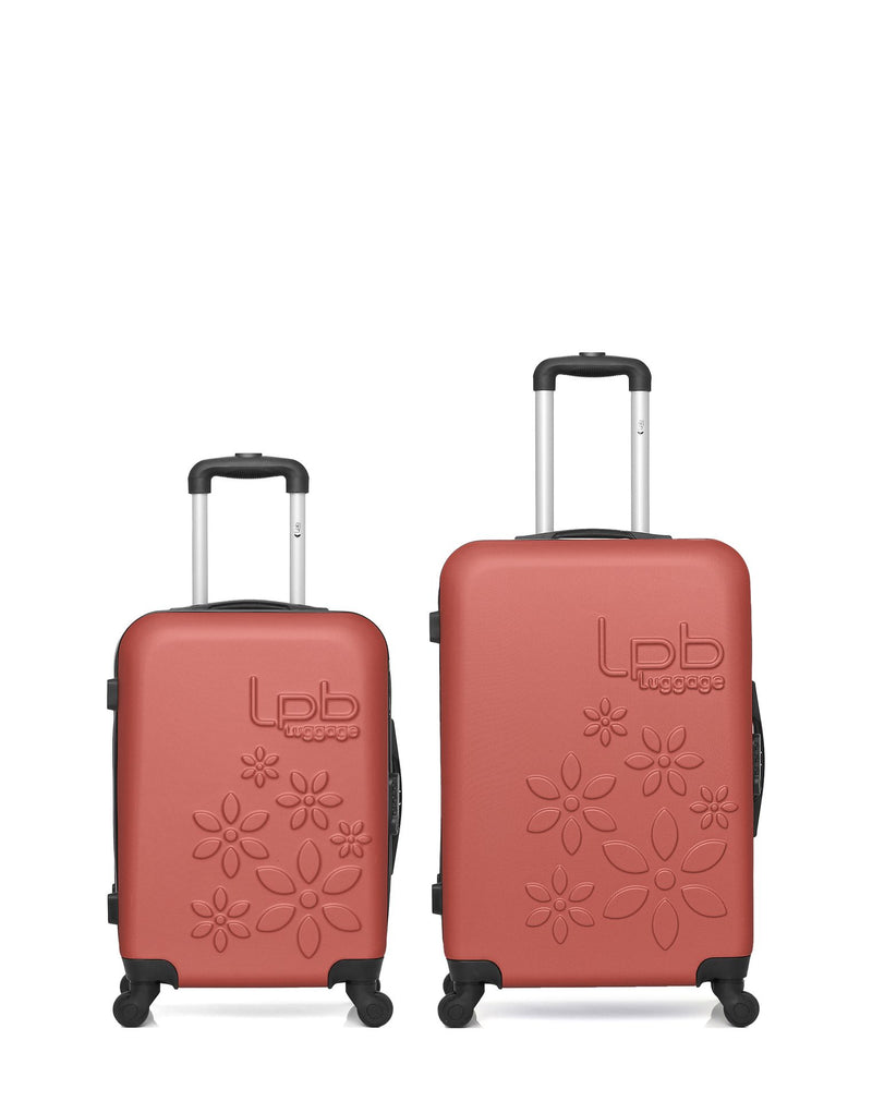 LPB LUGGAGE - 2 Luggage Bundle Medium 65cm and Cabin 55cm ELEONOR